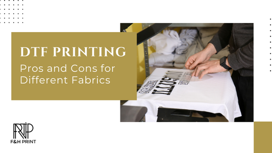 DTF printing on different fabrics for custom apparel