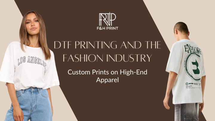 Luxury fashion garments created using DTF printing technology