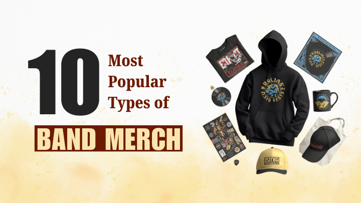 10 Most Popular Types of Band Merch