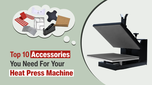 Essential heat press accessories for custom apparel printing