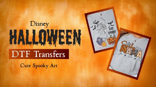 Disney Halloween DTF Transfers – Cute Spooky Art