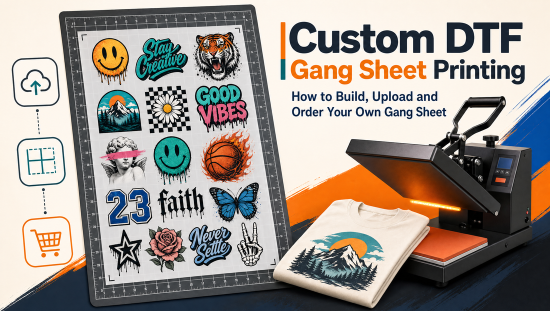 Custom DTF Gang Sheet Printing: How to Build, Upload and Order Your Own Gang Sheet