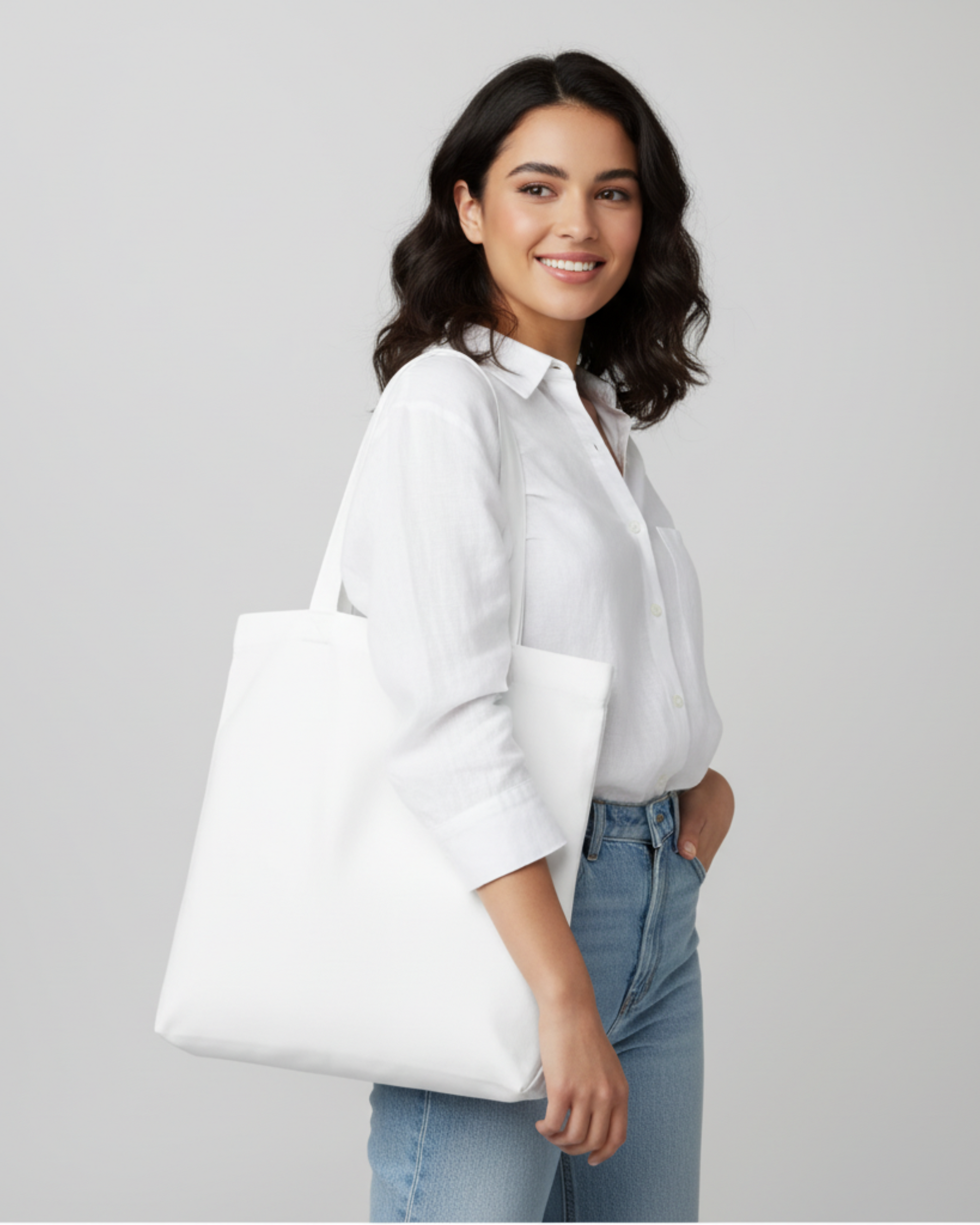 Cotton Canvas Tote Bag