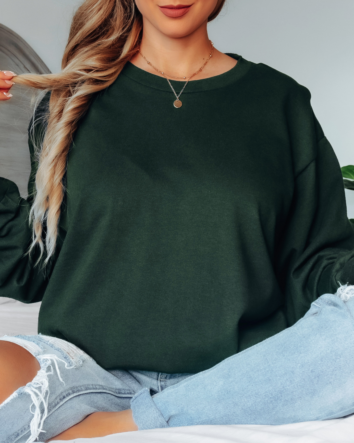 Premium Crew Neck Blank Sweatshirts at F&H Print