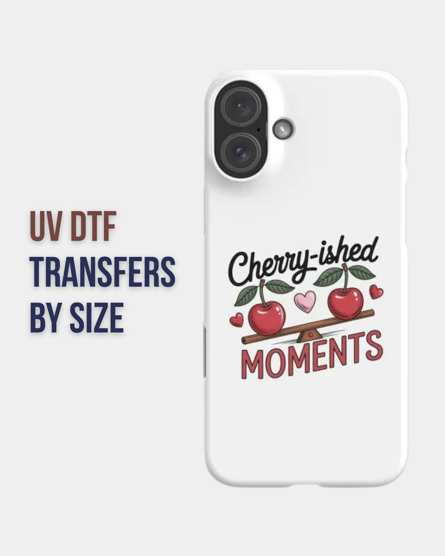 UV DTF Transfers by Size