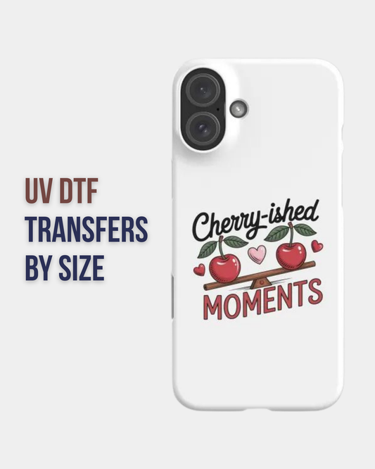 UV DTF Transfers by Size